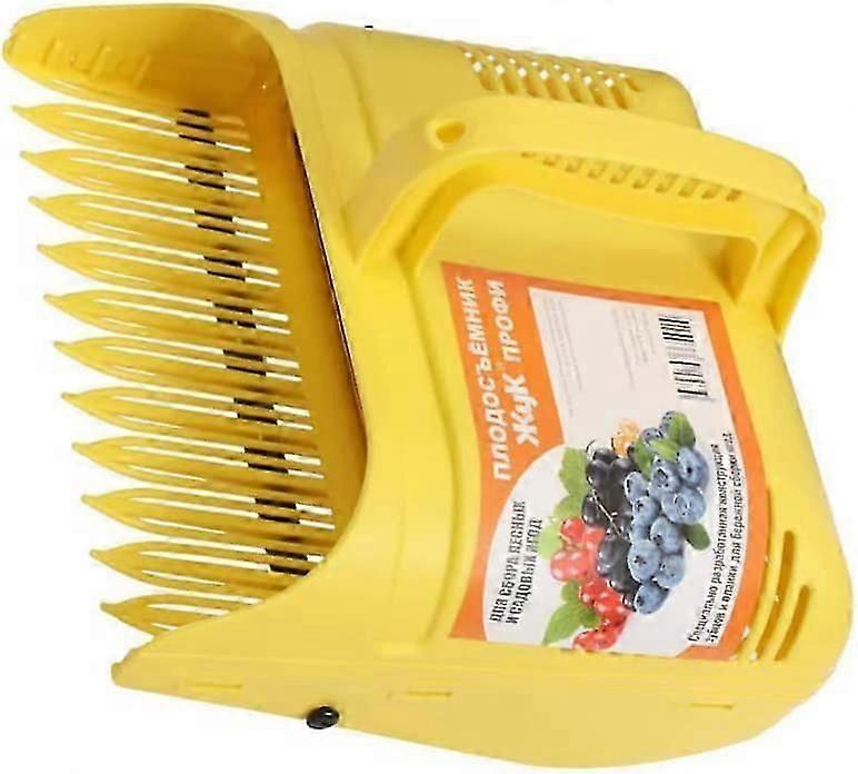 Mini Berry Picker Scoop with Metallic Comb and Ergonomic Handle for Blueberries Lingonberries