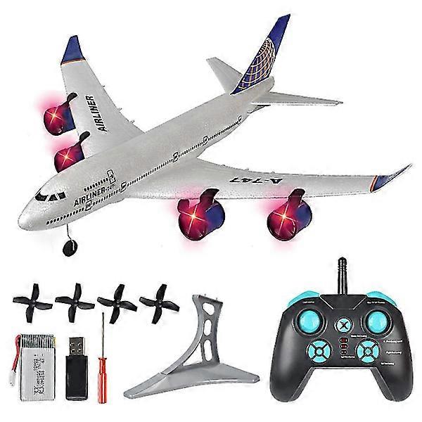 Boeing 747 Airplane Model Ultralight Wing Foam Body 4 Engines Remote Control Airplane Model Toy Airplane