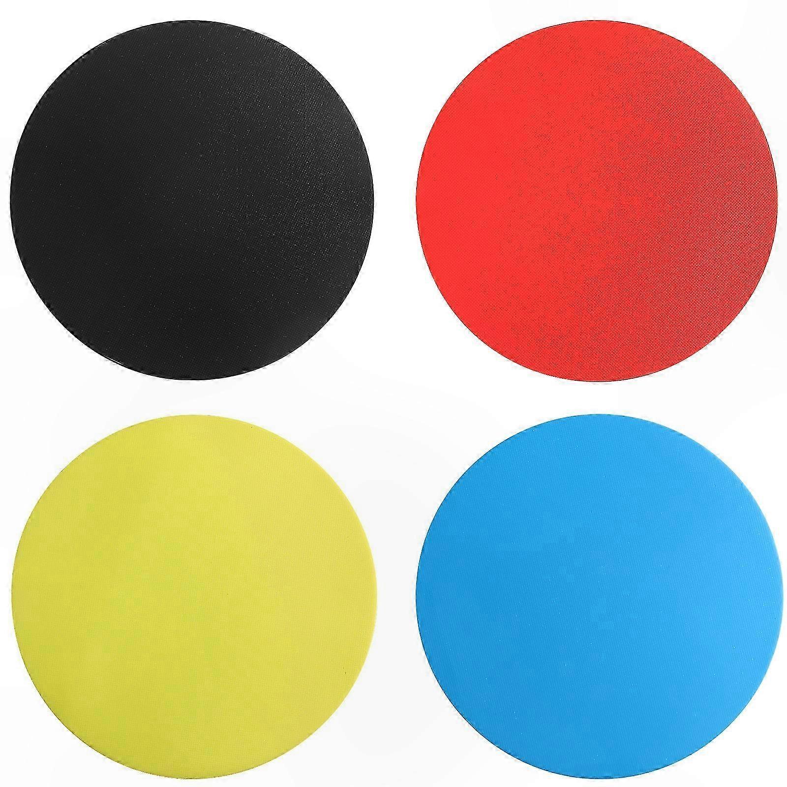 4-Pack Silicone Jar Opener Pads with Heat-Resistant Cup Mats for Easy Bottle Lid Gripping (Assorted Colors)