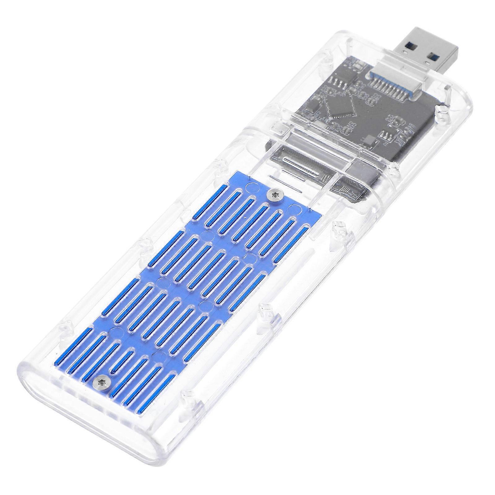 Plug and Play SSD Adapter Supporting 5Gbps Speed, Ideal for Computers and Laptops