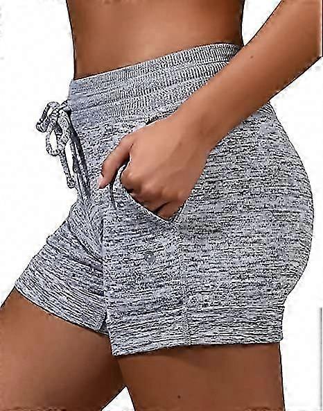 Soft and comfortable athleisure shorts for women with pockets and drawstring