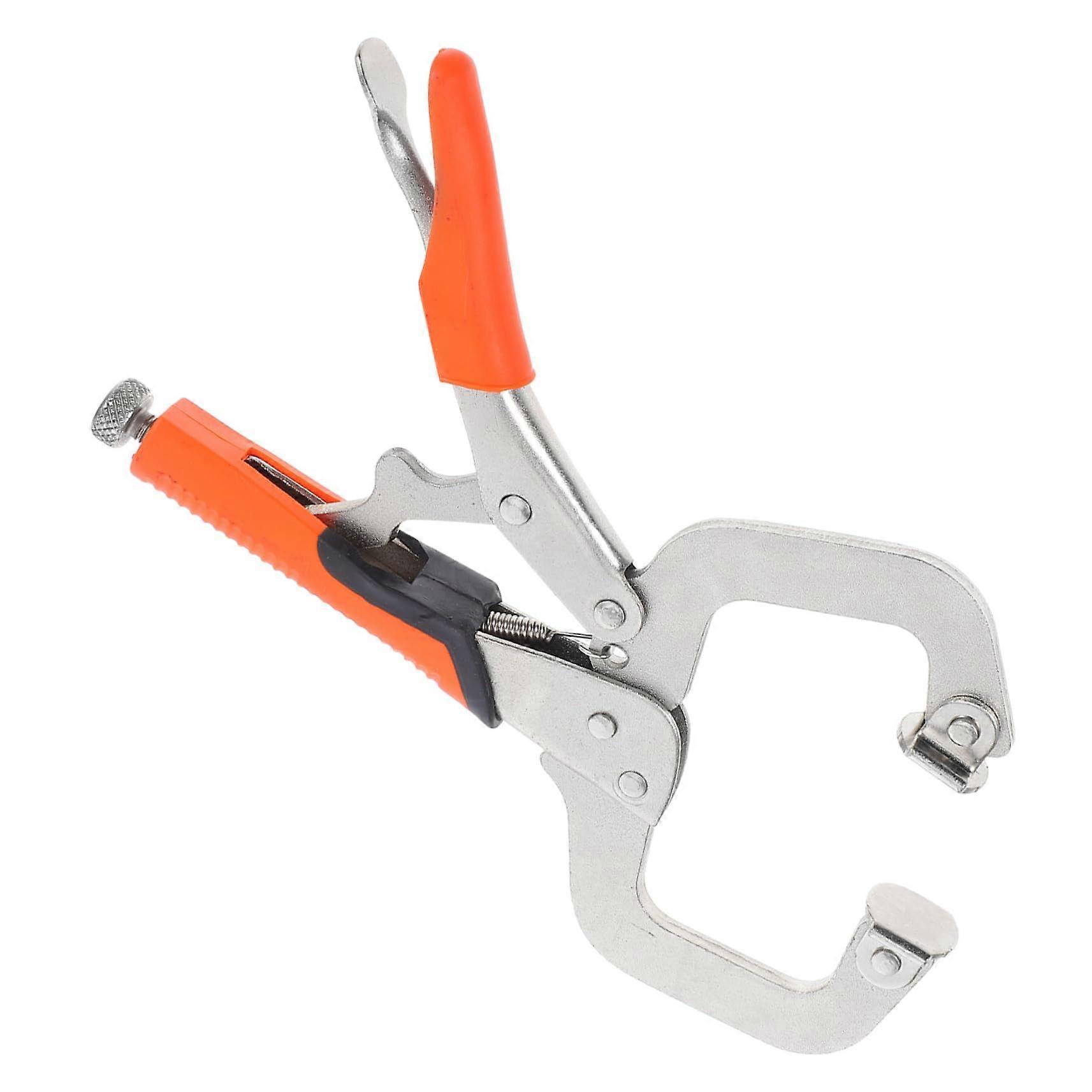 C Klemme Multifunctional Locking Pliers for Woodworking, Industry, and  Tools with Flat Head Fixation and Sturdy Construction