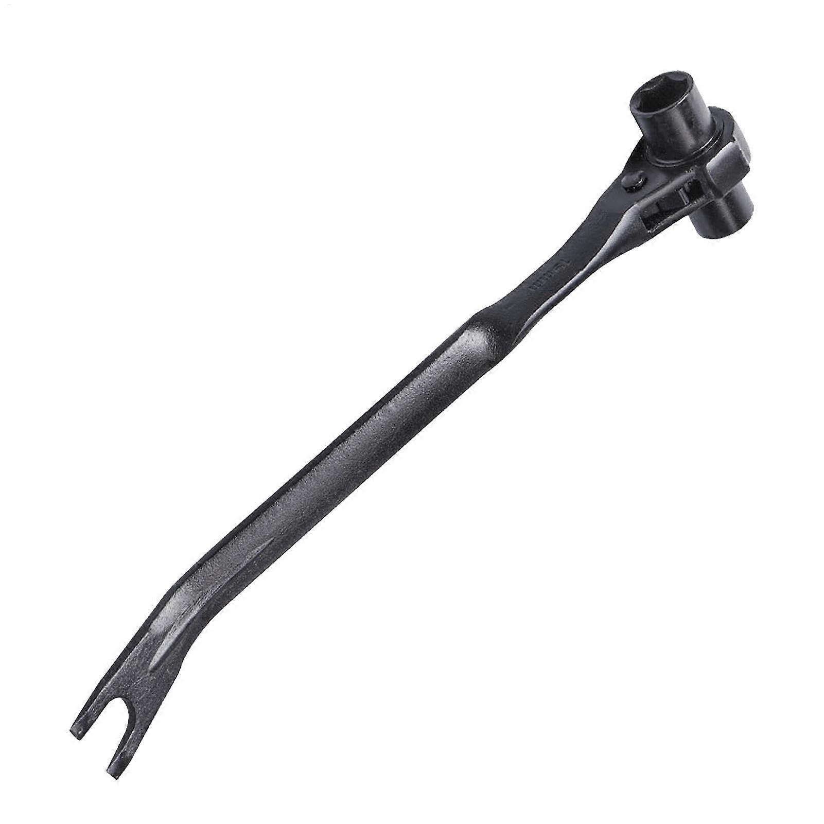 Multifunctional Ratchet Wrench Tool - Heavy-Duty Staple Remover and Nail Puller for Carpet Nails and Rivets