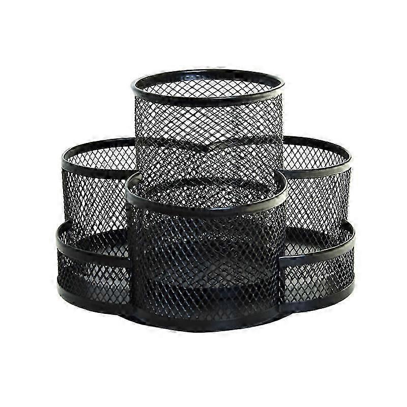 Περιστρεφόμενη Θήκη Στυλό Γραφείου με Αντιολισθητικό Λαστιχένιο Μαξιλάρι