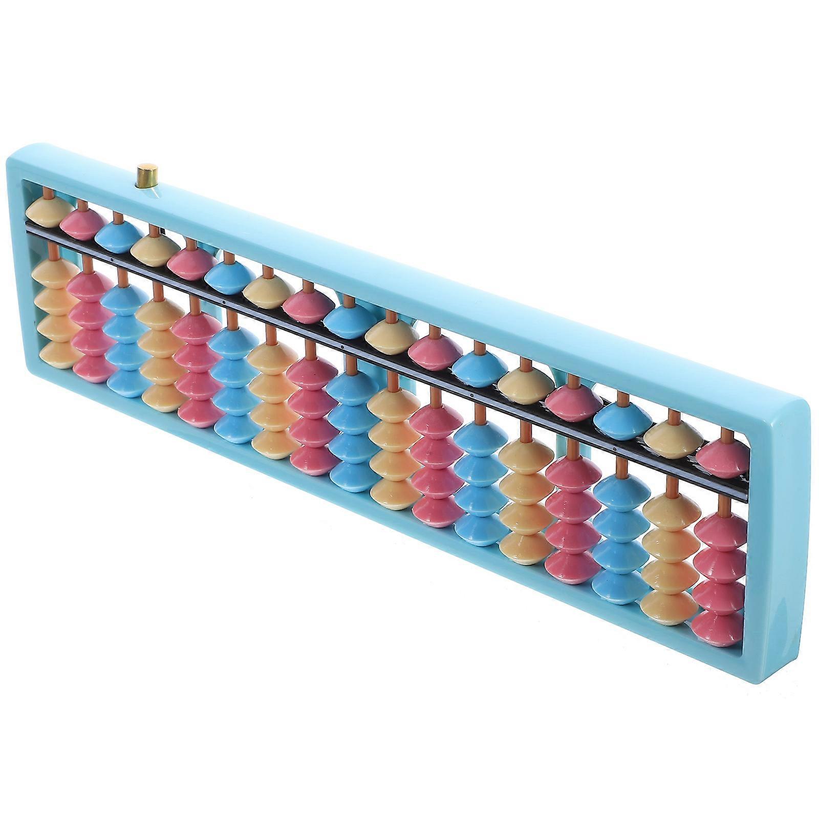 Column Abacus Math Bead Counter for Educational Learning at Home, Office, or School – Enhances Computing Skills and Memory