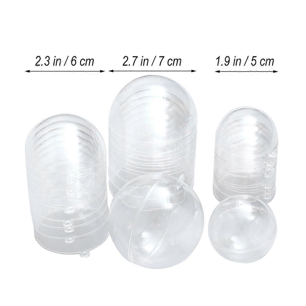 Creative Candy Box 15Pcs Transparent Round Decorated Ball Storage Ideal For Baby Shower Guests Stylish Functionality