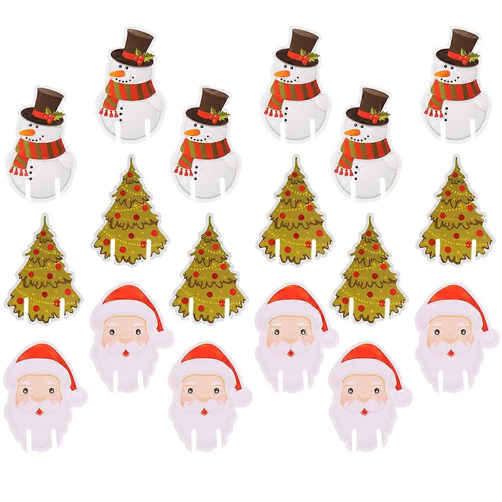 60 Pcs Assorted Color Paper Cards For Guests Beer Glasses Christmas Party Identify Drinks Function