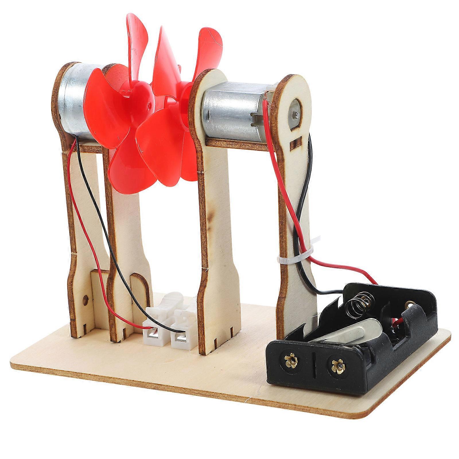 Compact Wind Generator Model Kit – DIY Science Experiment for Educational Electricity Learning, Portable Power Kit for Physics Teaching and Early