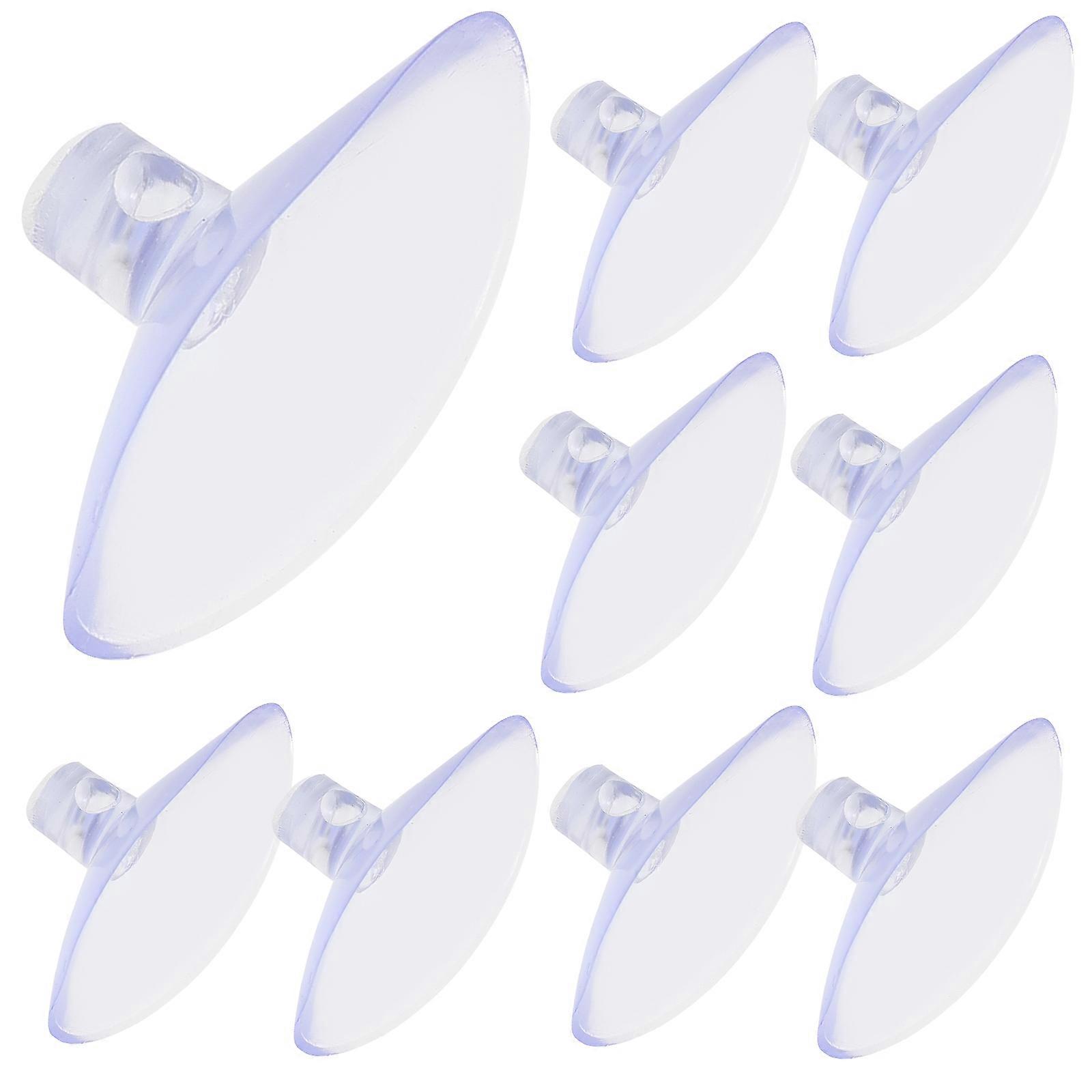 Suction Pad For Kitchen Accessories 3.00X3.00X0.80cm Round Simple Design Fixing 80Pcs