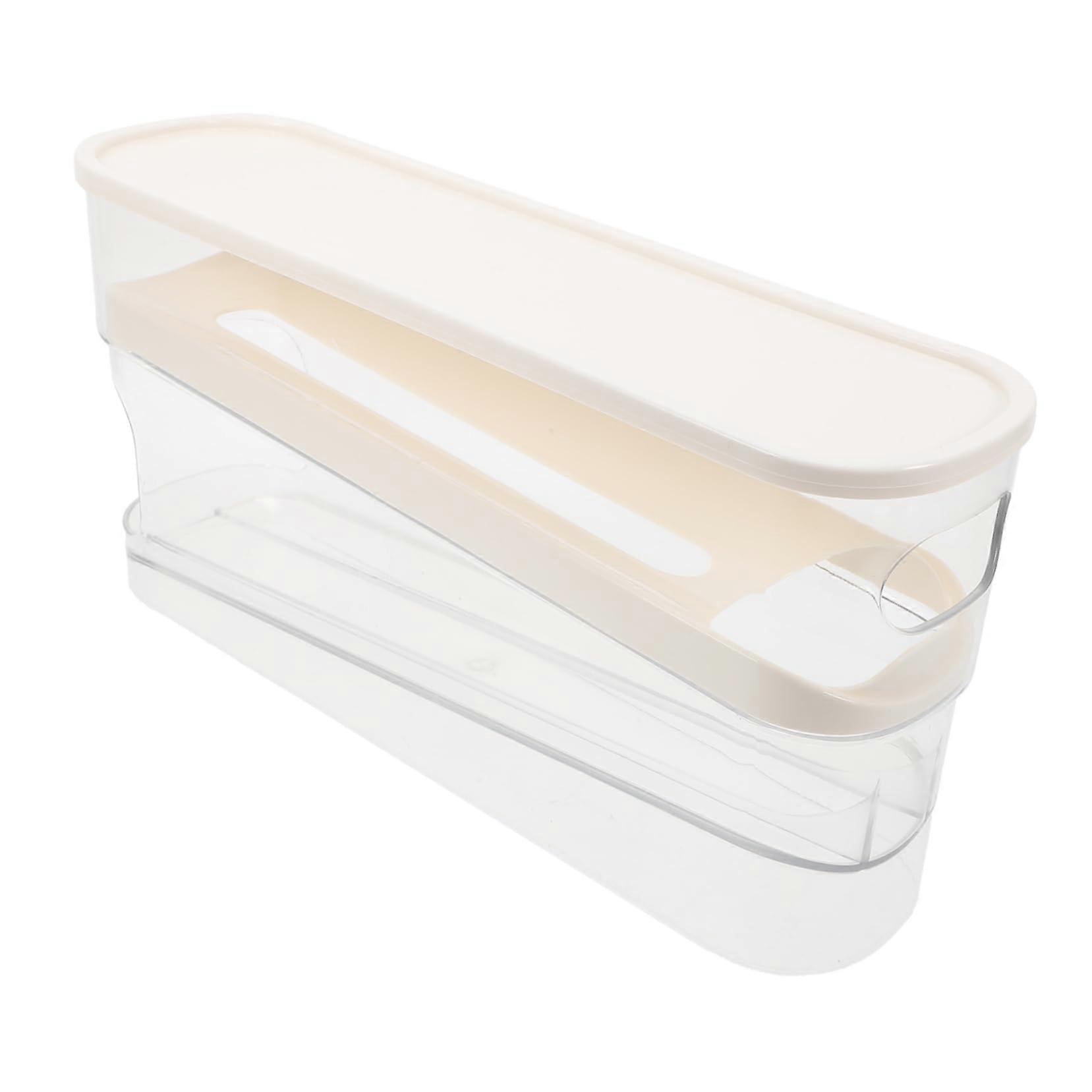 Eier Aufbewahrungsbox Transparent Plastik Kühlschrank Eierhalter Rollender Organizer Wiederverwendbar Eiklar Spender