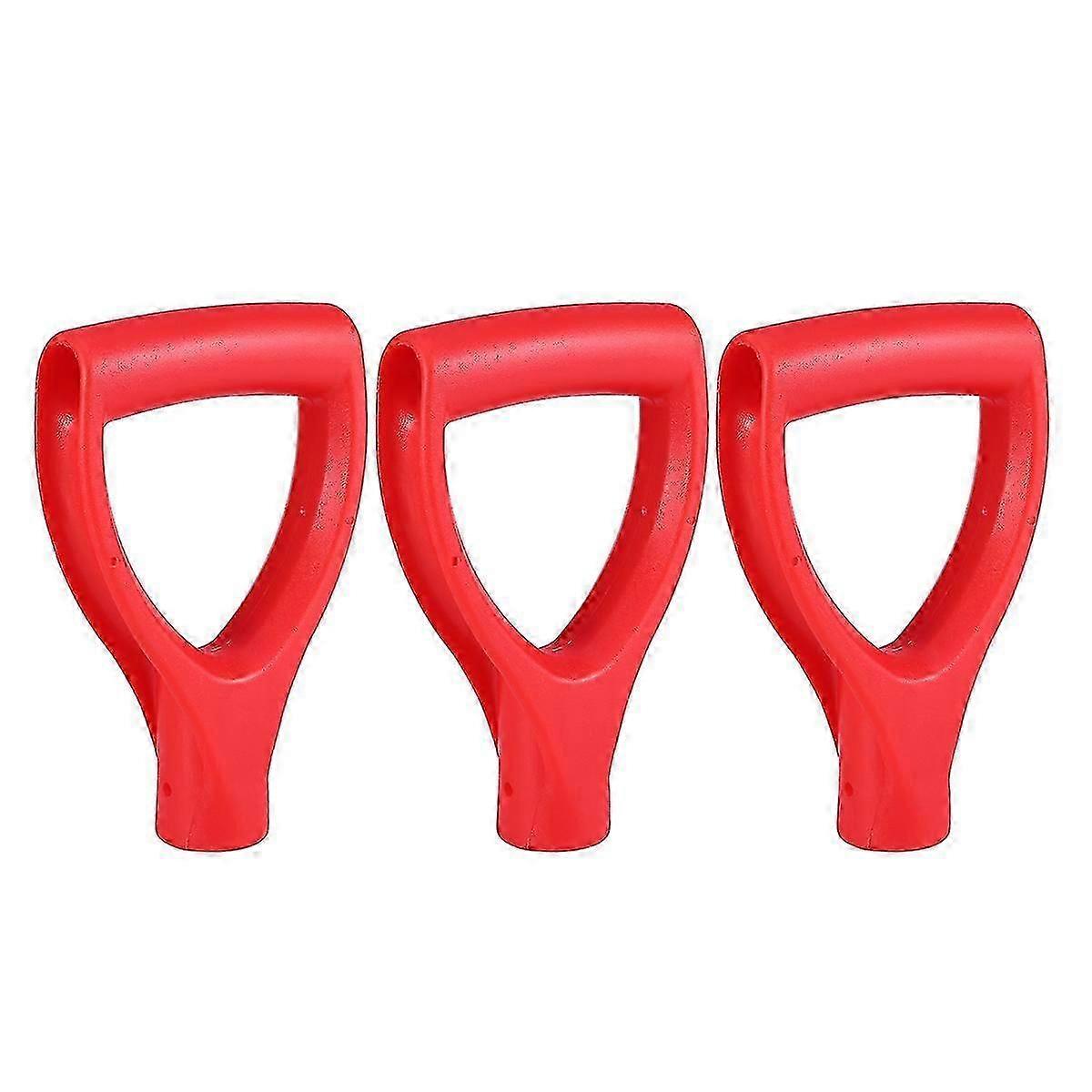 3 Pcs Wagon Handle Spade Handle Grip Replacement D Grip Handle Rake Handle Grip Snow Removal Shovel Handle-FCY