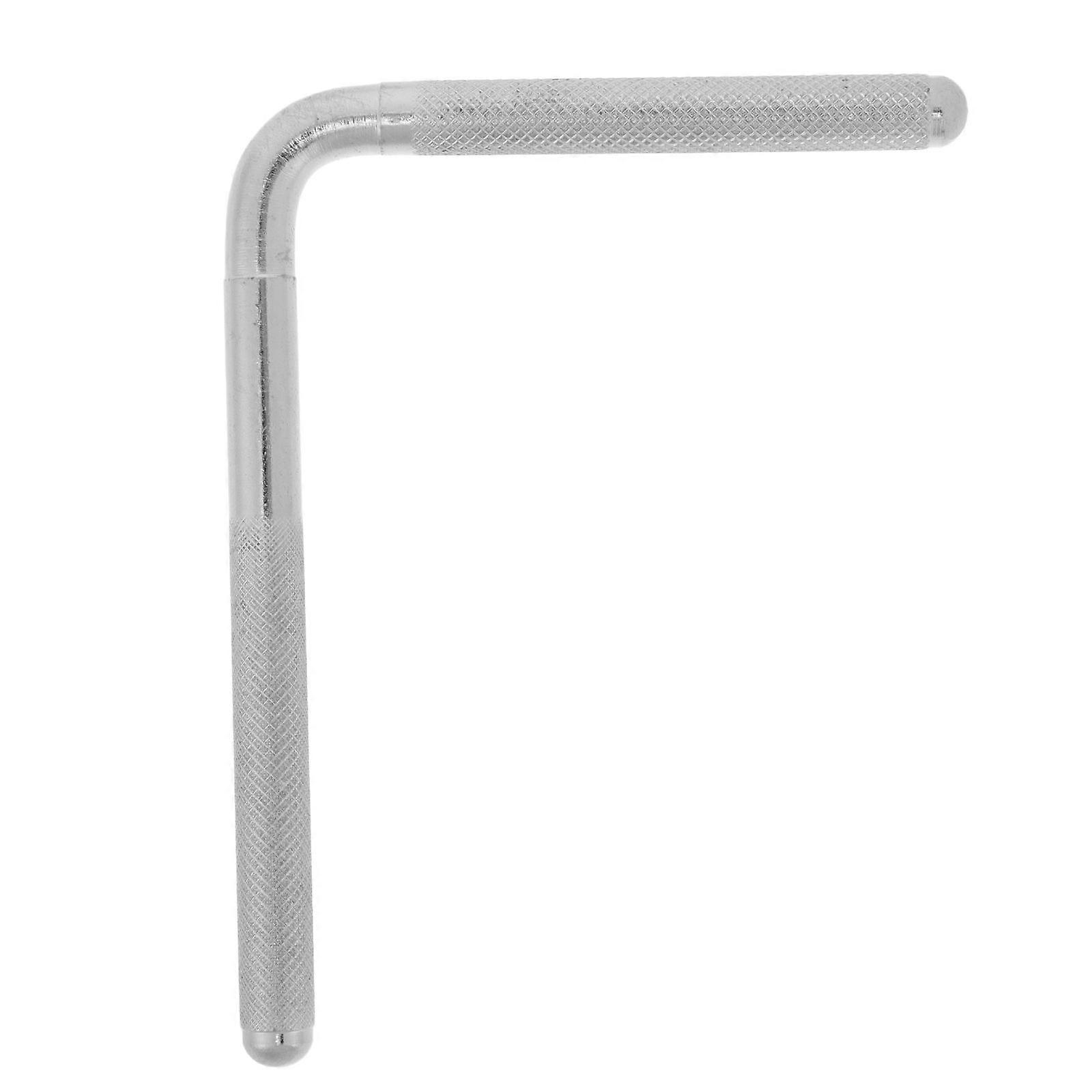 Metal L-Shaped Cowbell Arm For Drum Kit Drum Music Instrument Part Cowbell Bracket Extension Rod Accessory Drum Kit Attachment Bracket Arm Fitting