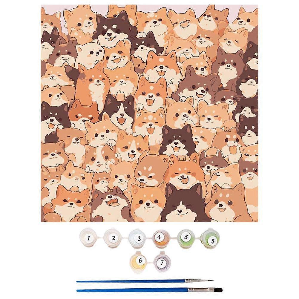 Kit de peinture diamant 20x20cm, ensemble complet d'art à faire soi-même avec cadre, pinceaux et peintures pour adultes et enfants, décoration intérieure