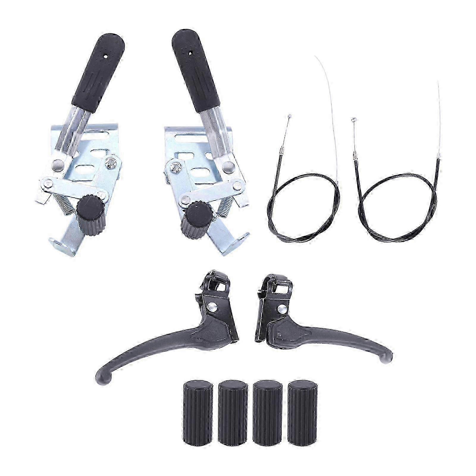 Wheelchair Brake Replacement 2PCS Side Mount Easy Install for Mobility Aid