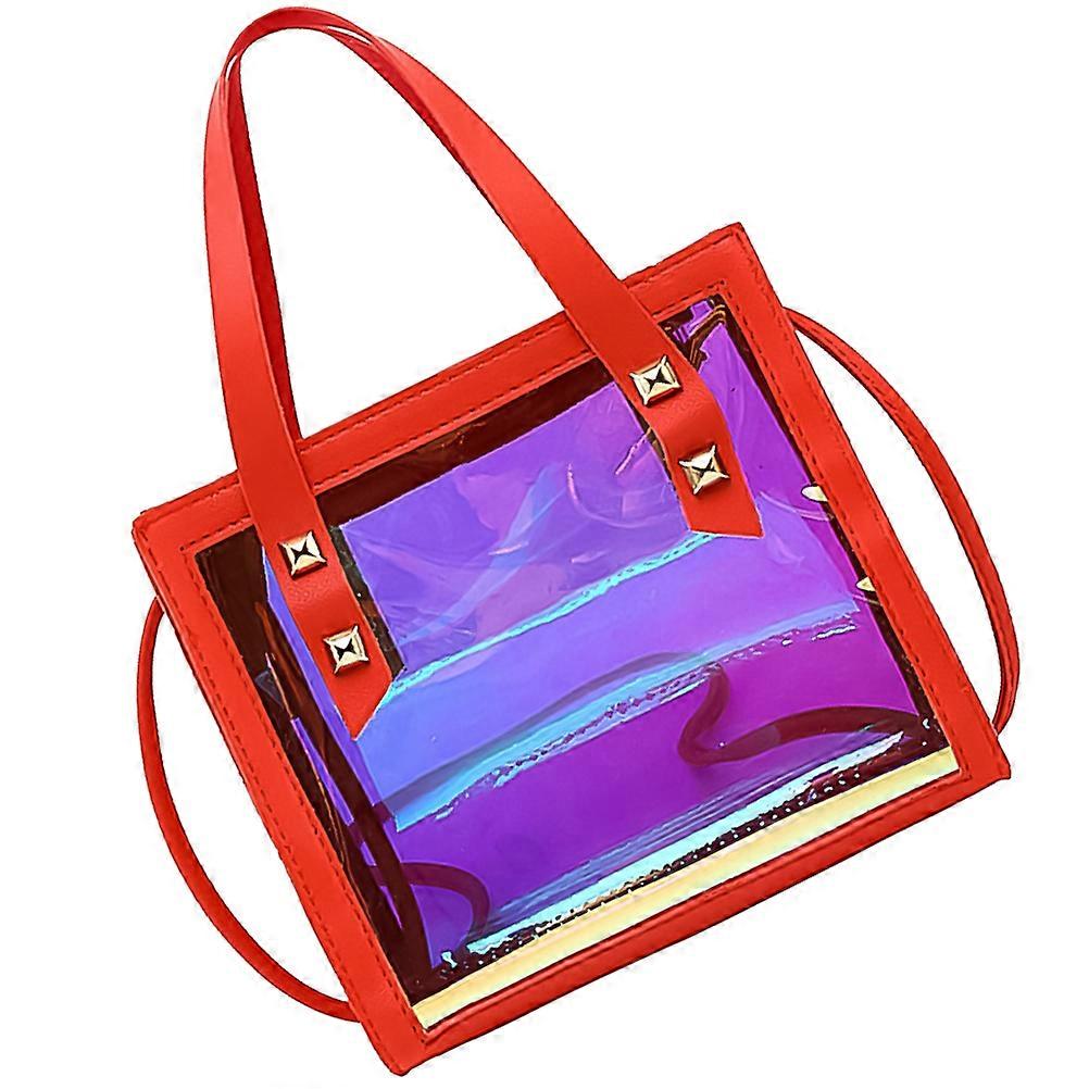 Stylish Red Sequined Handbag Mobile Phone Pouch for Daily Use 1Set