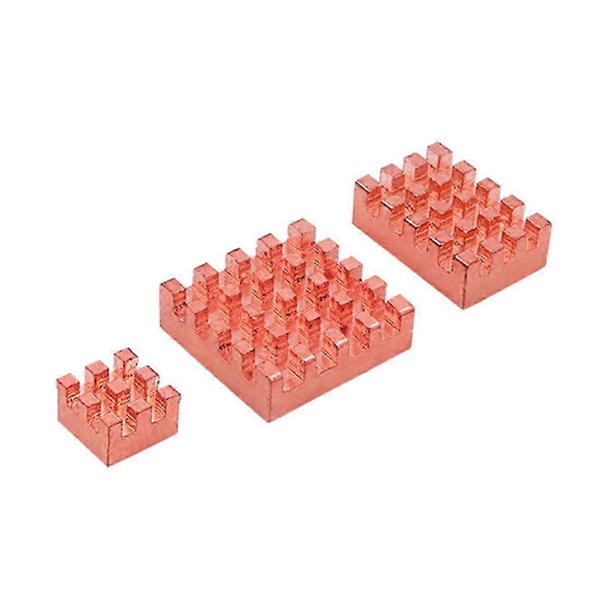 For Orange Pi RV2 Heat Sink Copper Heatsink Passive Cooling CPU RAM