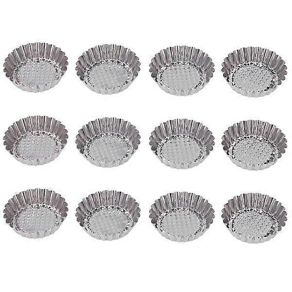 12-piece tart and cake molds with concave bottom design and wide applications