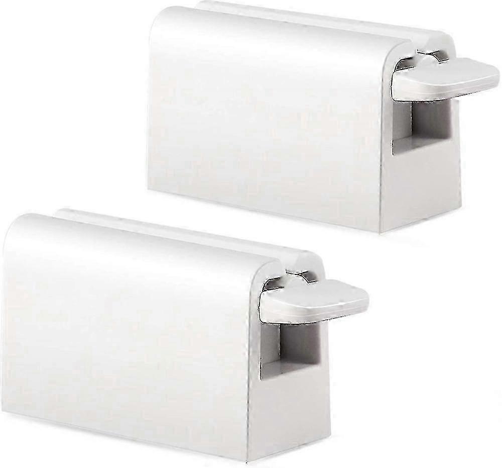 Minimalist Toothpaste Tube Roller (2-Pack), ABS Plastic Toothpaste Squeezer, Eco-Friendly Toothpaste Dispenser - White Edition 0903