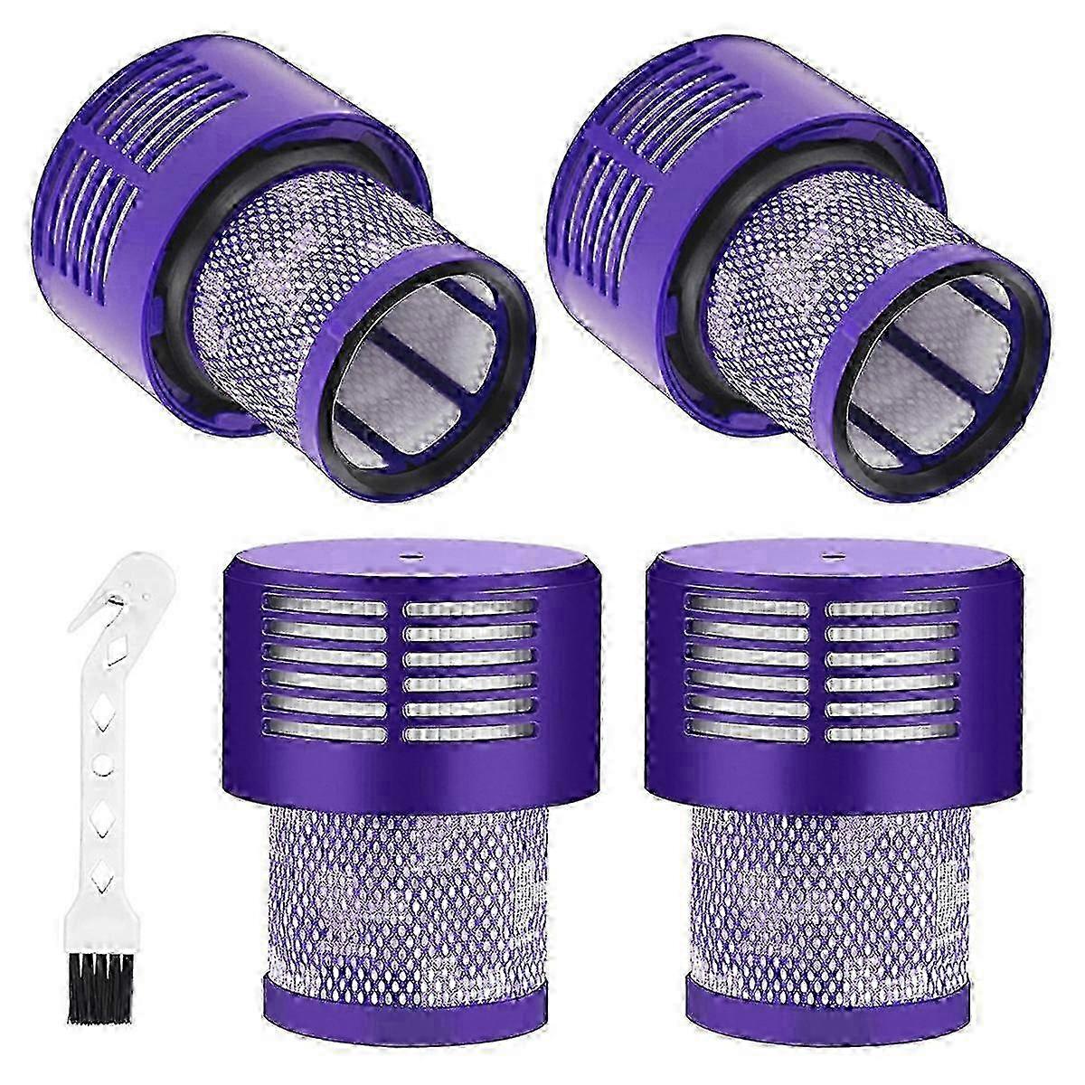 4PCS Filter Replacement for Cyclone V10 V10 Animal SV12 Cordless Stick Vacuum Part 969082 Edition 0909