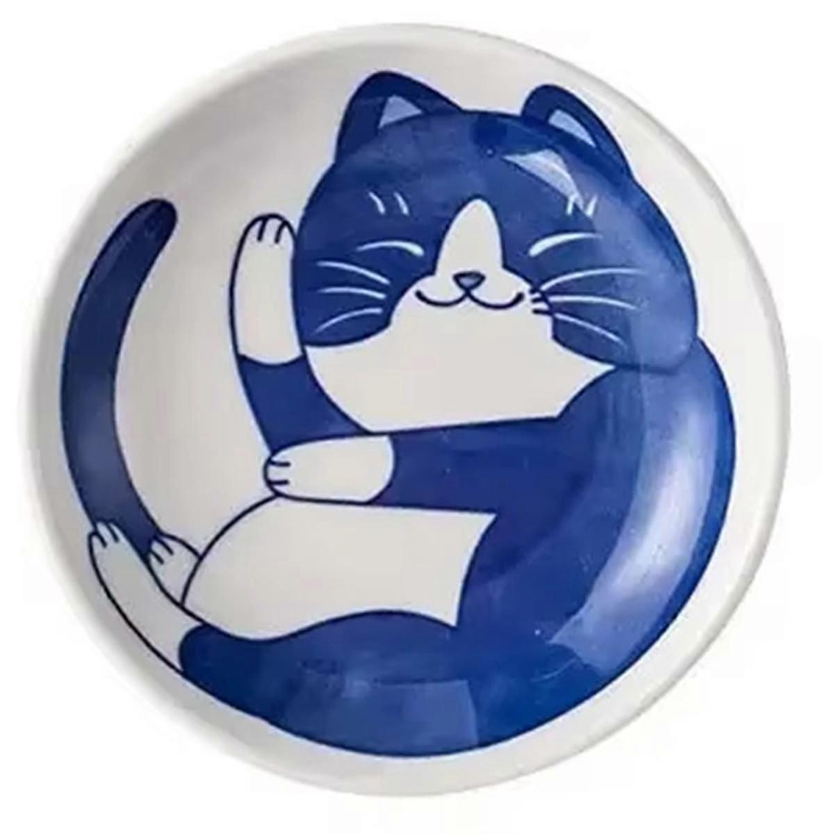 Ceramic Sauce Dishes, Cat Cartoon Pattern, Sushi Plate, C