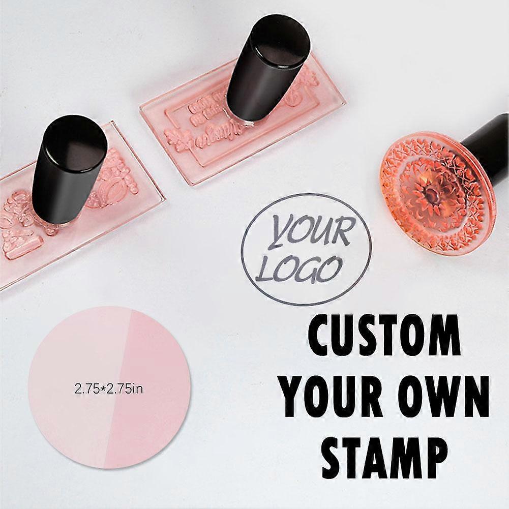Customerized DIY Stamp Acrylic Seal Stamp Multi-Shapes Texts & Patterns