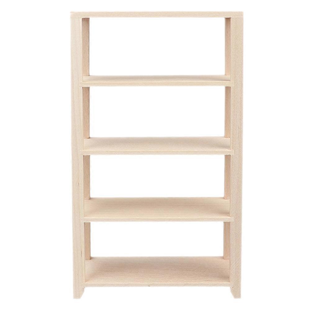 Mini Wooden Furniture Bookshelf for Home Use 3Pcs Multi-Layer Display Rack