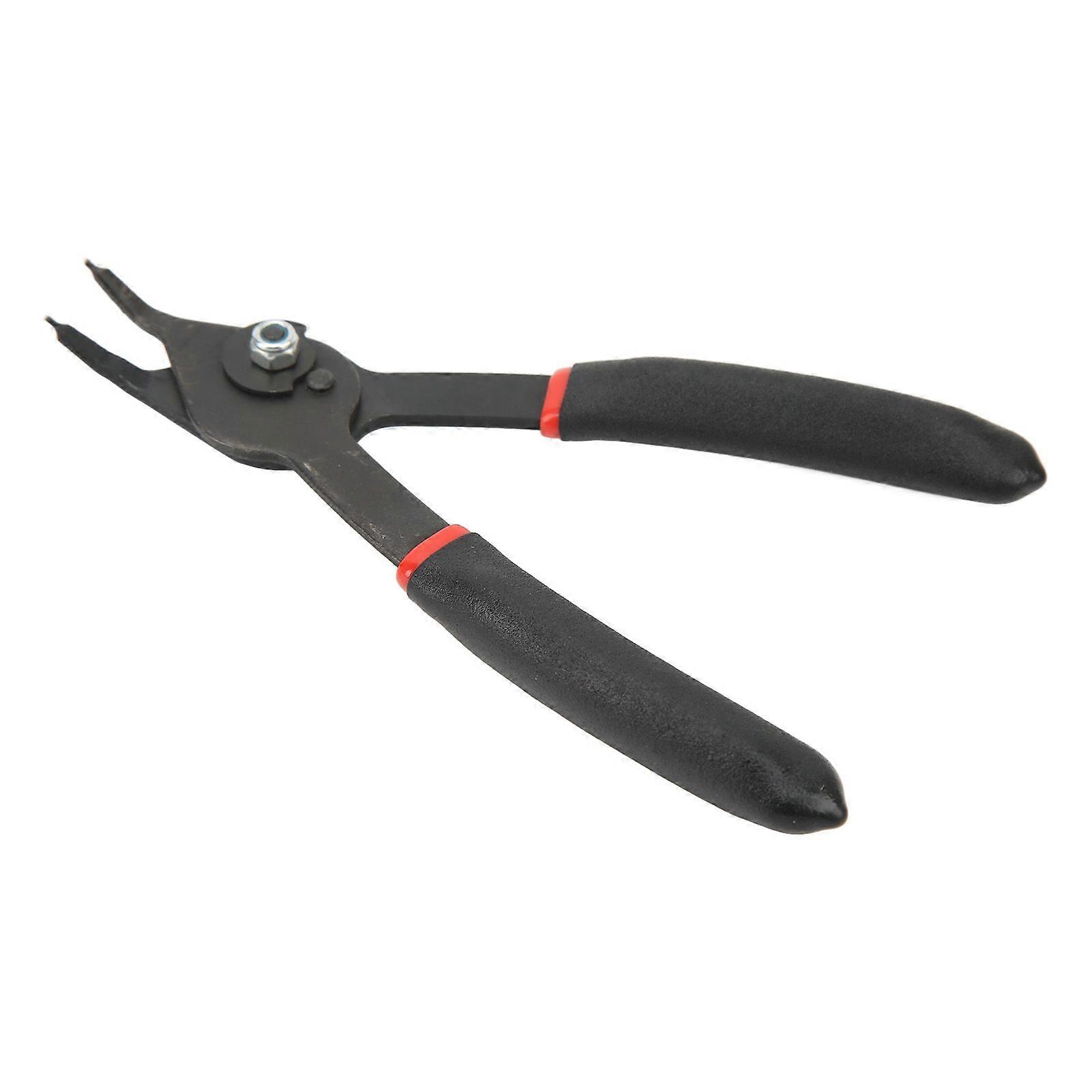 6in Snap Ring Plier Steel Construction Internal External Circlip Plier for Retaining Rings Removal 45 Jaw