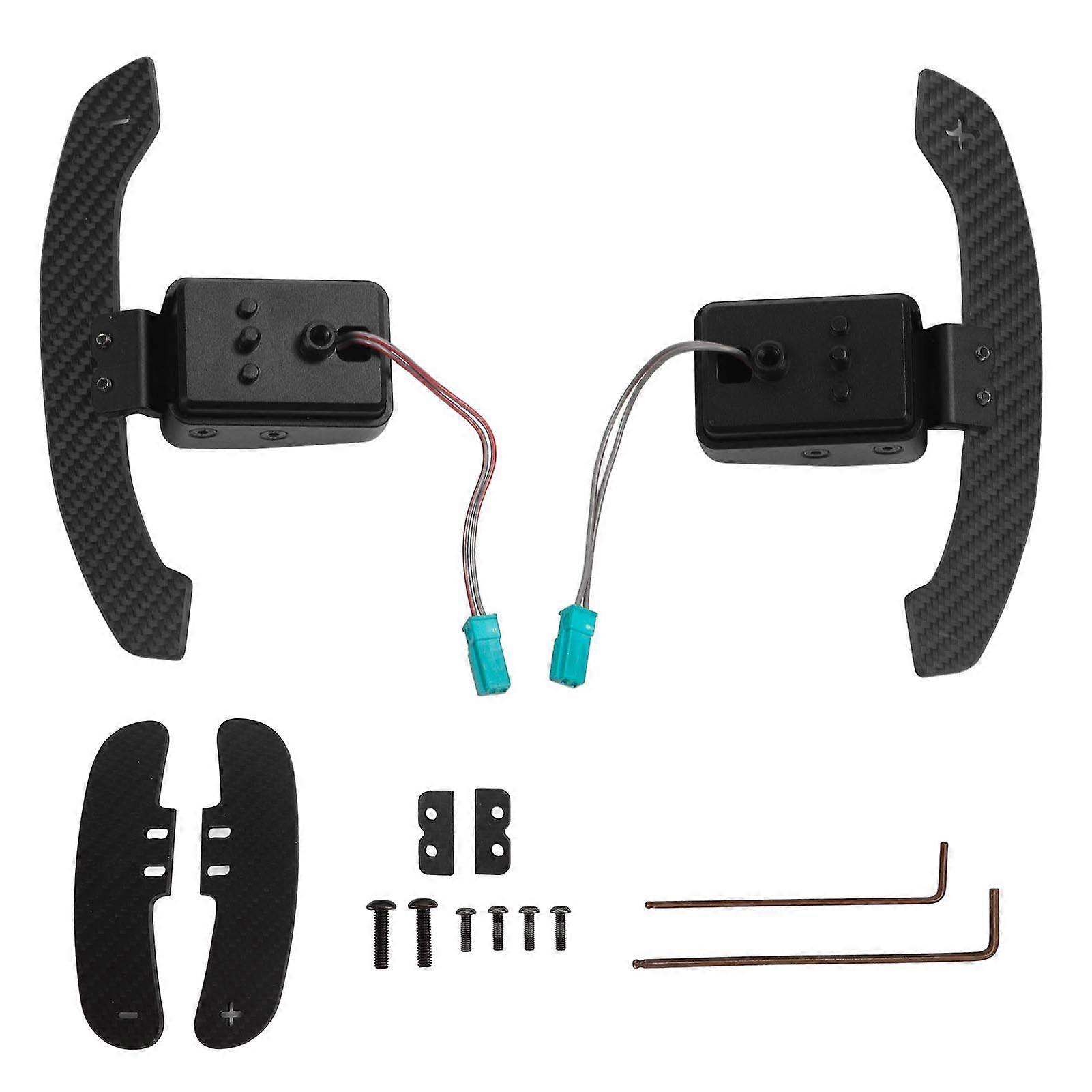 Steering Wheel Shift Blade Clear Marks Easy Operation Magnetic Carbon Fiber Paddle for F10 F11 F06 F12 F13