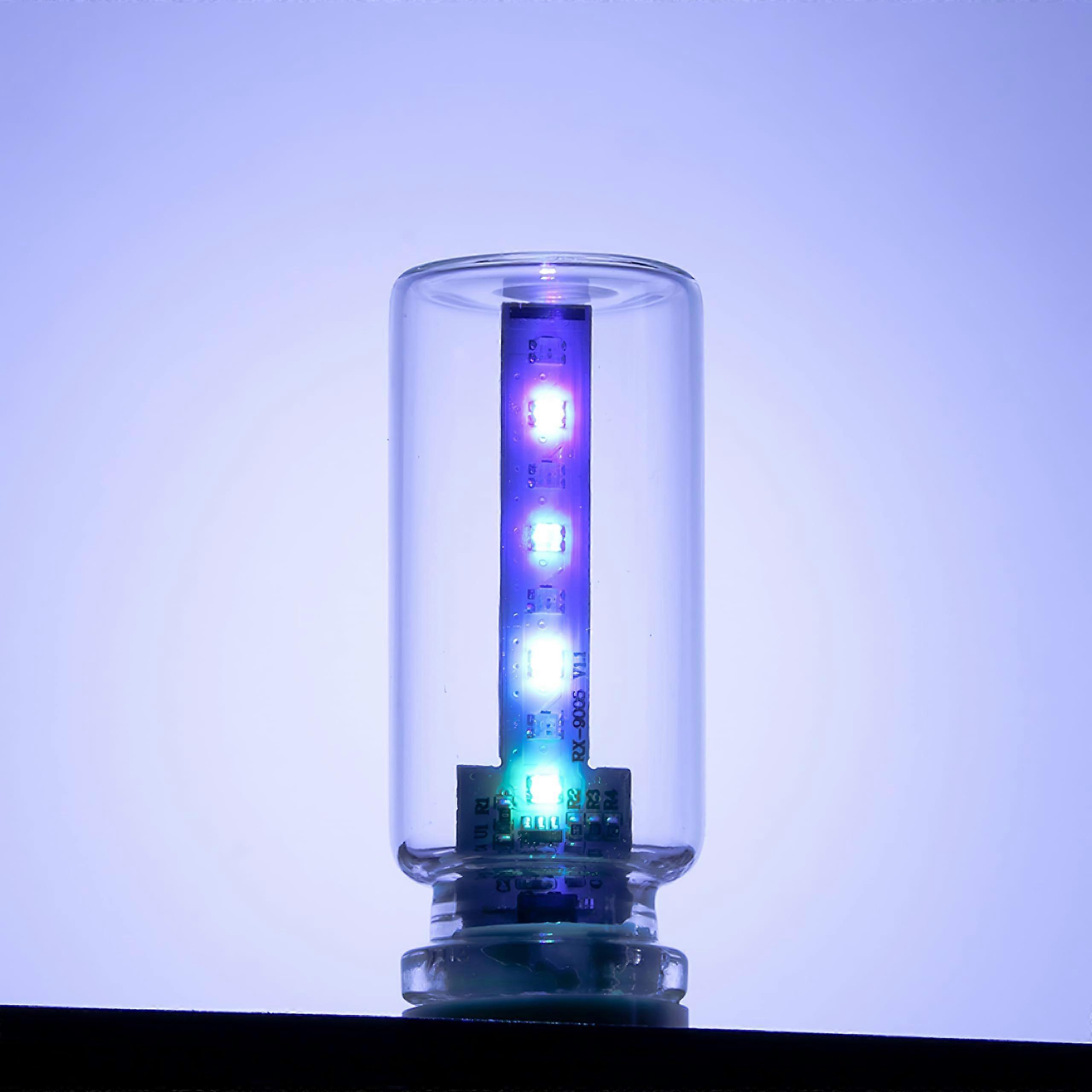 7 Colors Touch Dimmable USB Night Light, Car USB Night Light, Retro Glass Bottle LED Bulb Car Interior Ambient Lights
