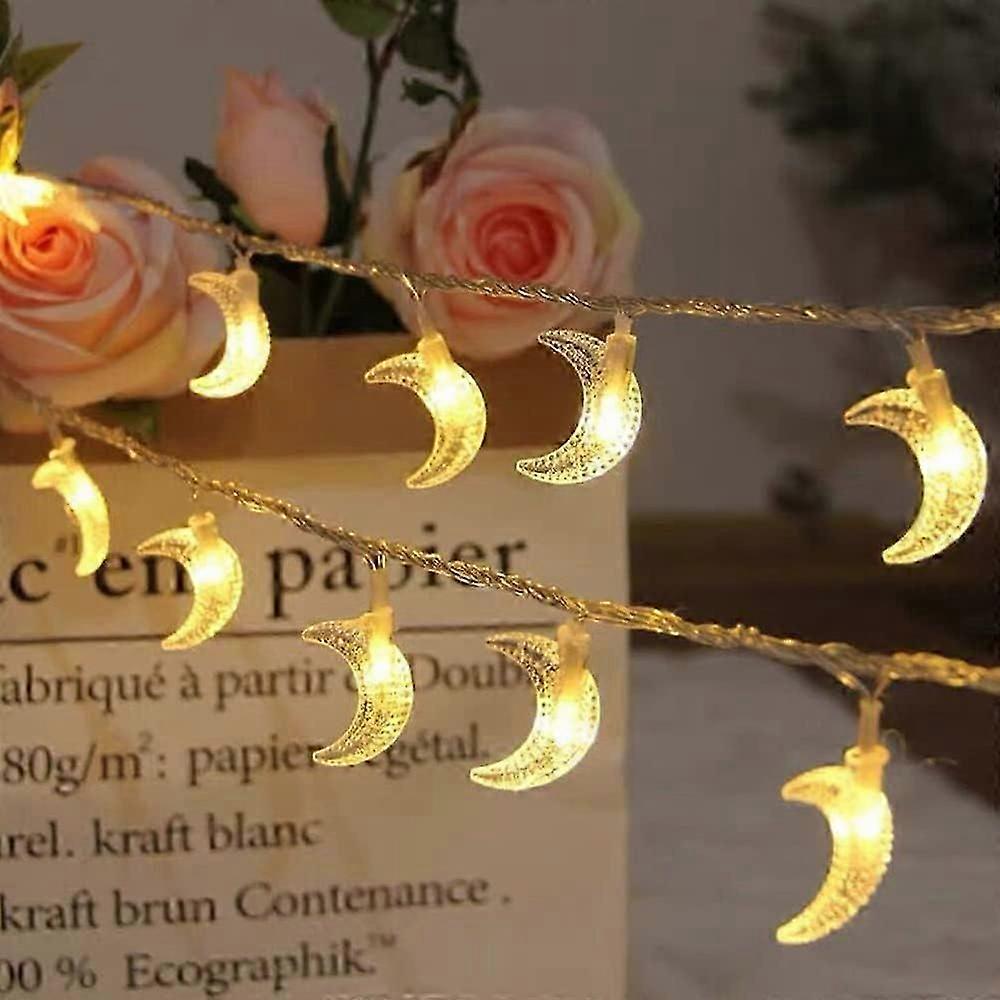 Room layout decoration flashing lights string lights full of stars small led moon lights romantic bedroom 3 meters 30 lights