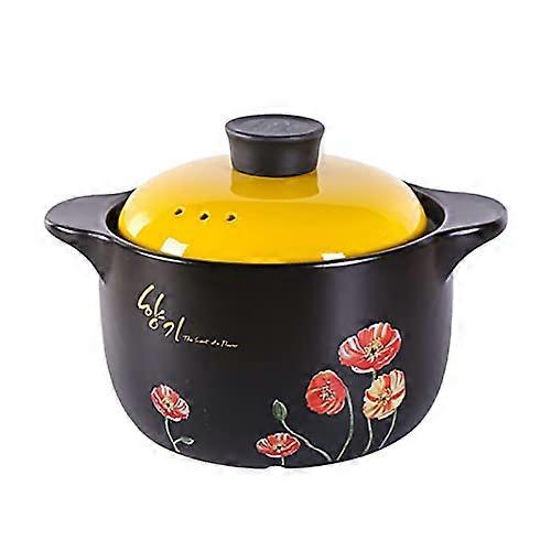Ceramic Clay Cooking Pot With Lid For Stews And Soups Durable Earthenware Kitchen Pot For Healthy Meals