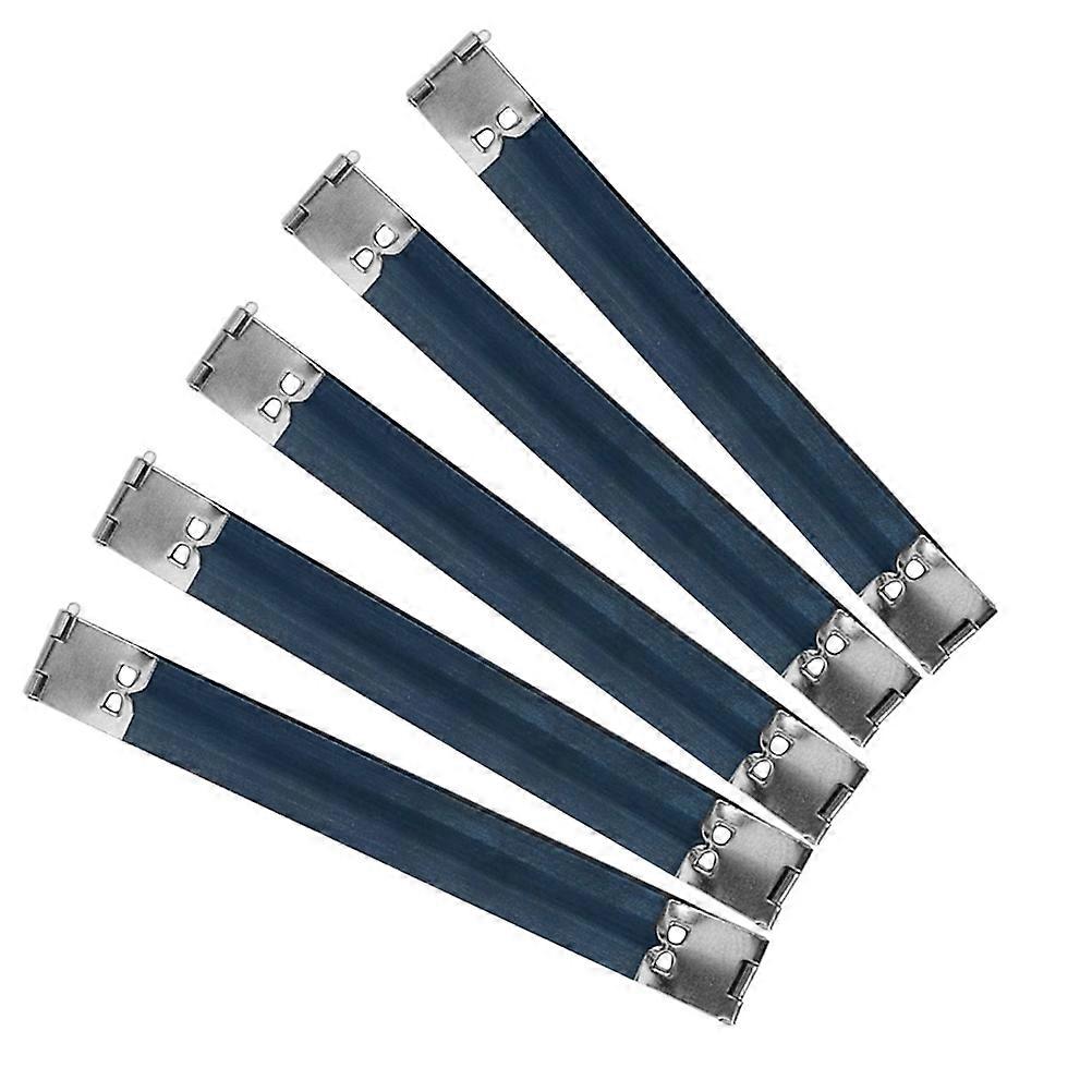 Purse Flex Frame For Craft Handbag Hinge Metal Bag Making Accessories Dark Blue Rectangular Strip Diy Accessory 5Pcs