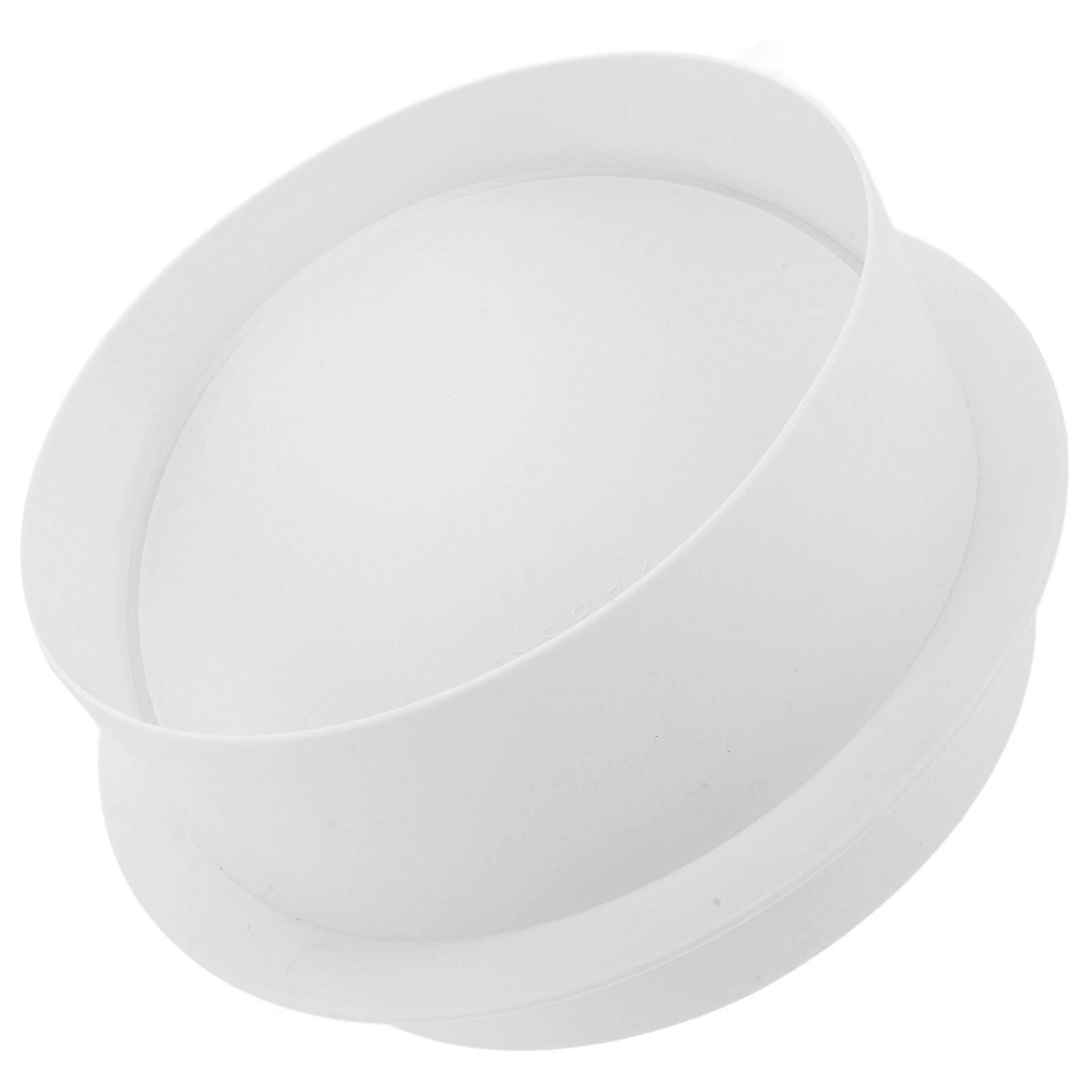 White One Way Round Check Valve for Bathroom Use Inline Valve