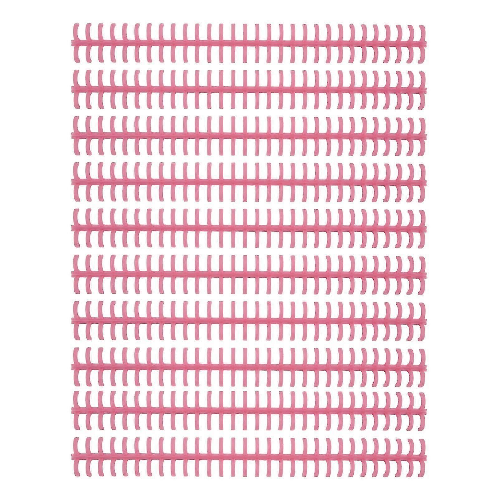 10 Pcs Loose Leaf Binding Spine 30 Hole Cuttable Wear Resistant PP Plastic 10mm Binding Comb for Student Office