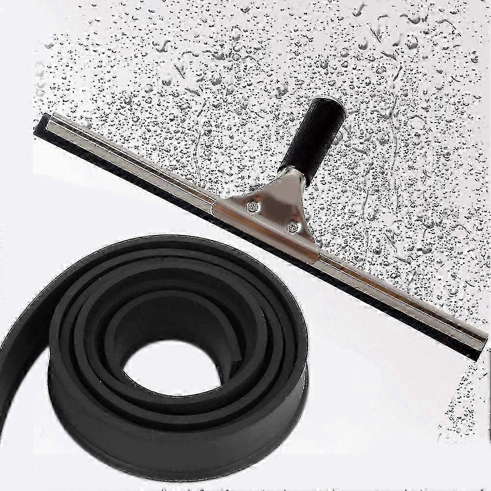 Premium Universal Replacement Rubber for Window Cleaning Squeegees, High-Quality Fit