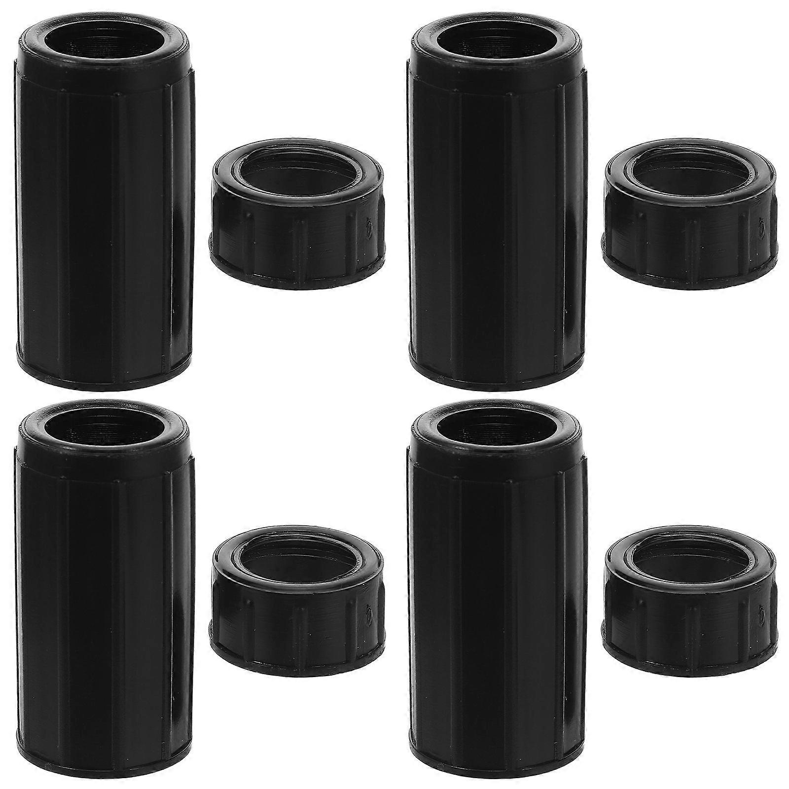 4 Sets Flute Instrument Protective Sleeves Sockets Flute Interface Cover Caps Instrument Protector Cover Replacement Accessory