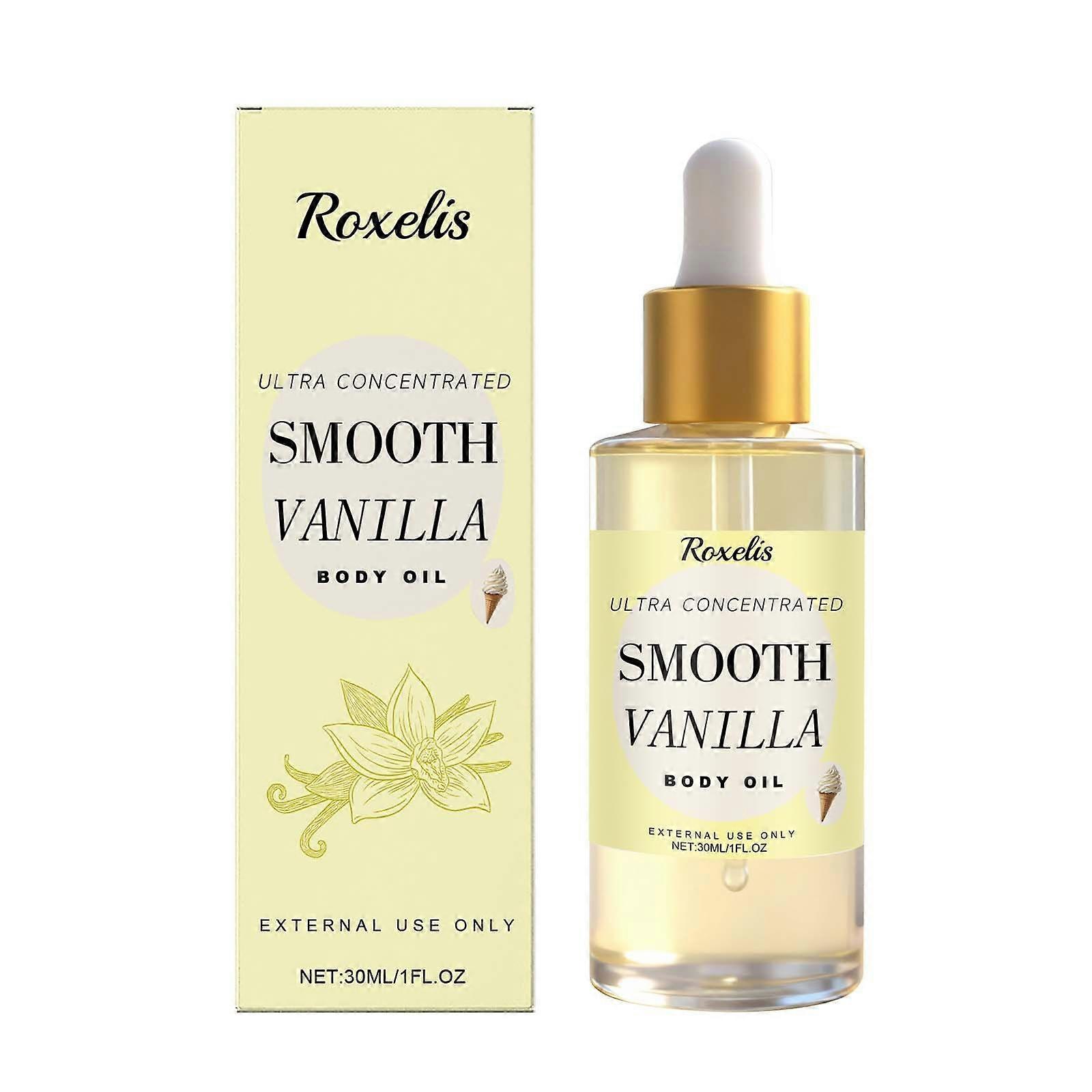 Deep Moisturizing Body Oil for All Skin Types - Concentrated Formula with Vitamin E, Glycerin & Vanilla Extract - Daily Nourishing Care to Lock in Moi