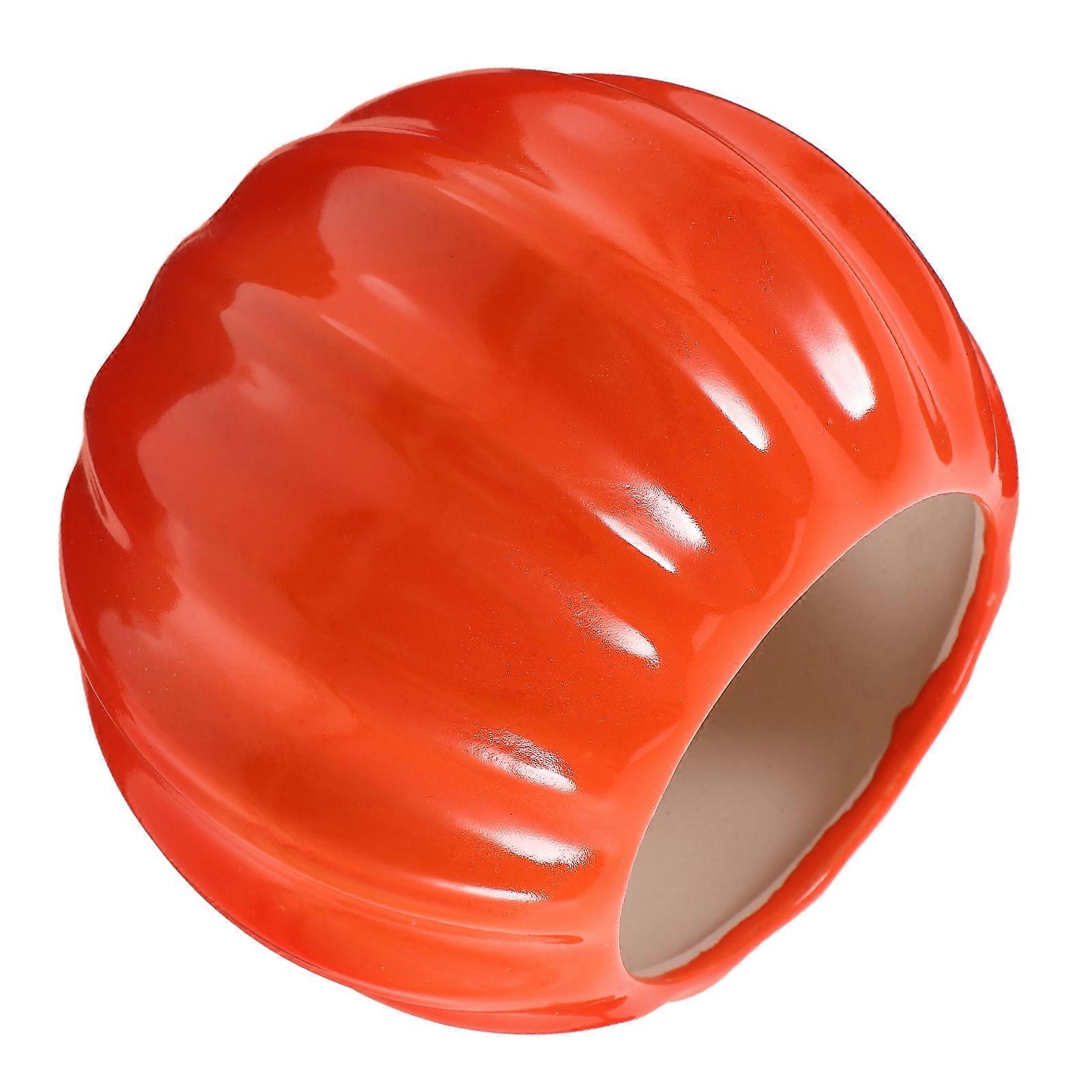 Creative Ceramic Vase Decorative Pumpkin Shape 2Pcs for Home