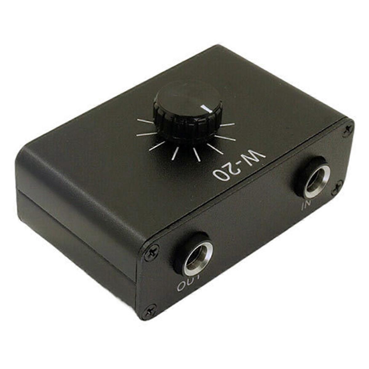 W-20 Instrument Dynamic Microphone Volume Adjustment and Attenuation Controller with 1/4inch TRS 6.3