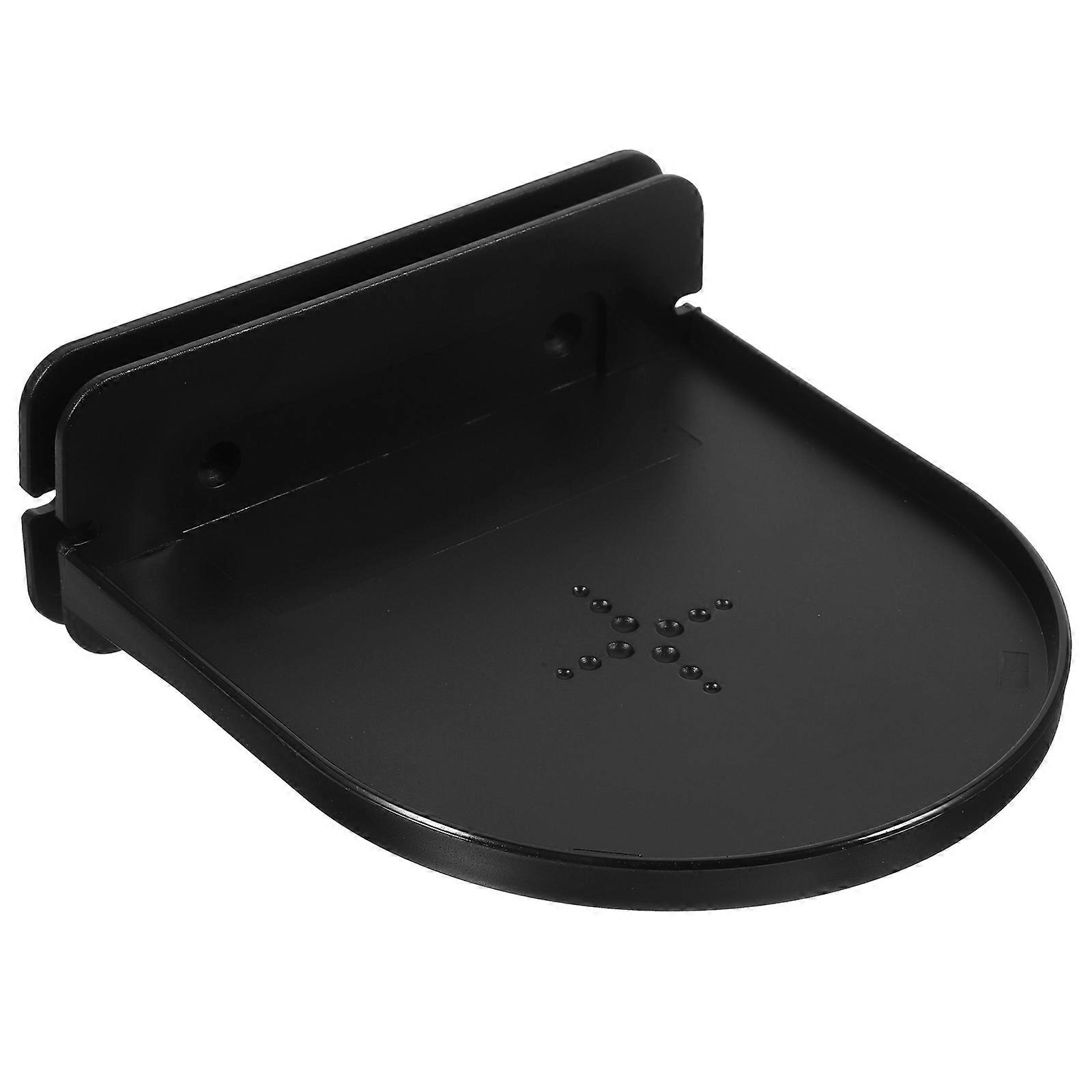 Universal Wall Mount Speaker Stand for Sound Storage 2Pcs Black