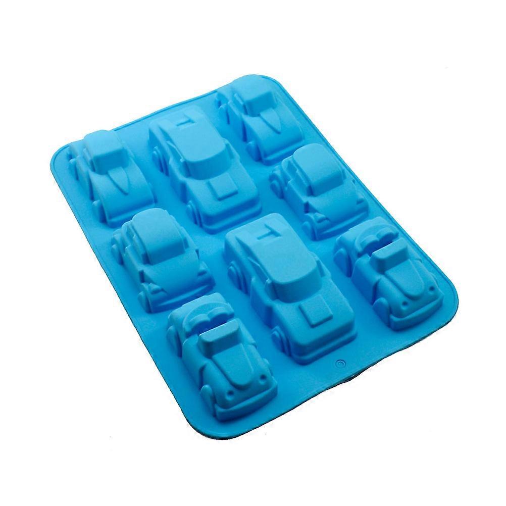 Car Shape Silicone Mold Baking Tool for Cake Mold Blue