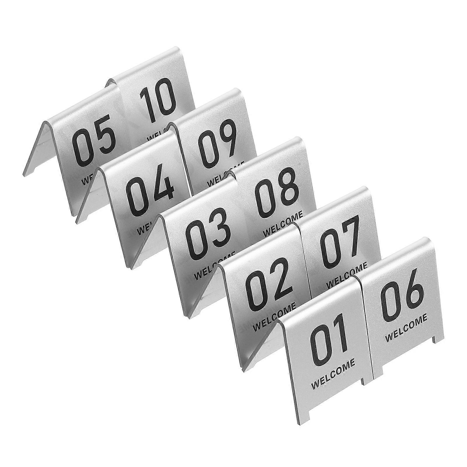 Reusable Table Numbers Acrylic Number Marker for 30Pcs Set