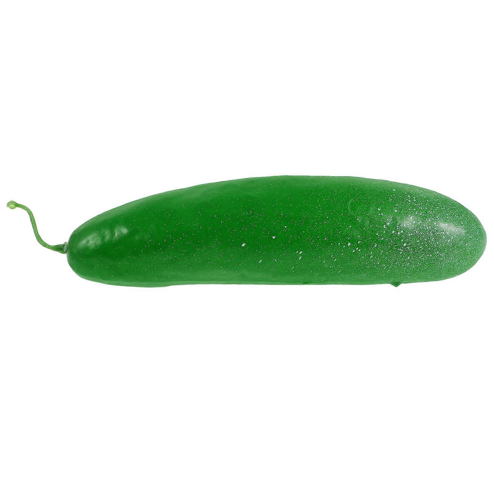 Decorative Vegetables Green Cucumber Model for Decoration 3Pcs
