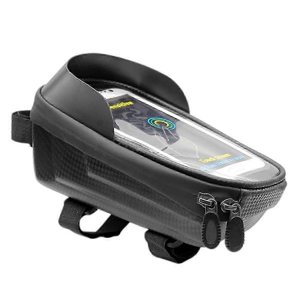 Waterproof Bicycle Bag with Touch Screen Sun Visor Top Front Tube