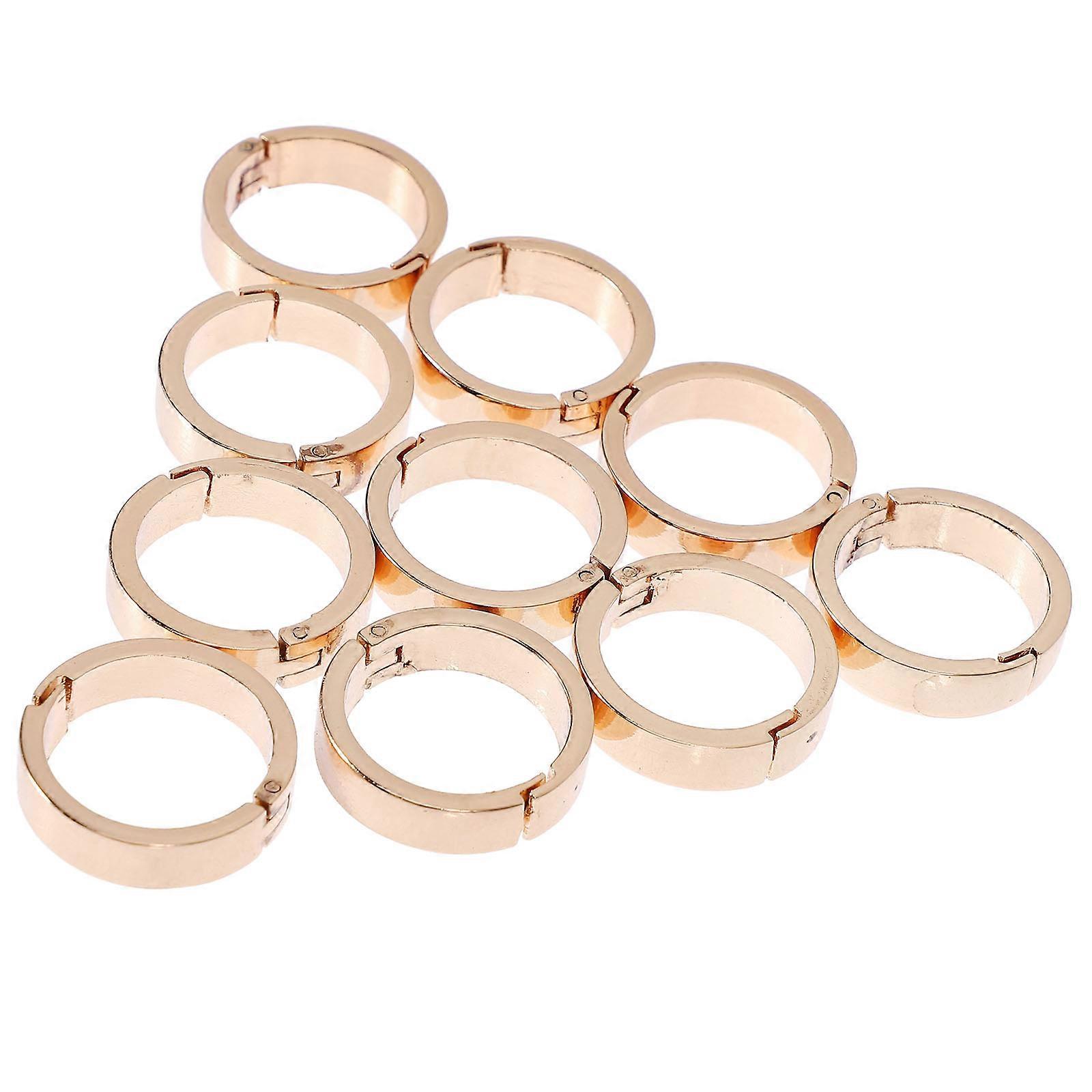 Zinc Alloy Calendar Binder Rings for Ring Clips Openable 50Pcs
