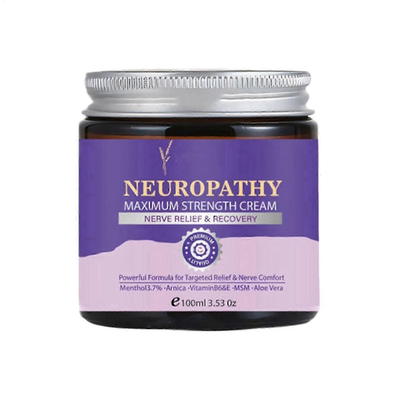 קרם נוירופתיה עוצמה מרבית, הקלה בכאב, רכיבים טבעיים לצוואר כף הרגל 2025