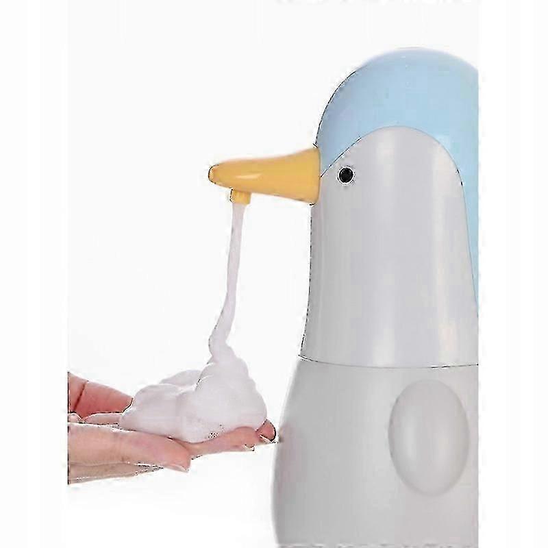 Automatic Induction Soap Dispenser, 400ml Capacity, ABS PP Silicone, Blue