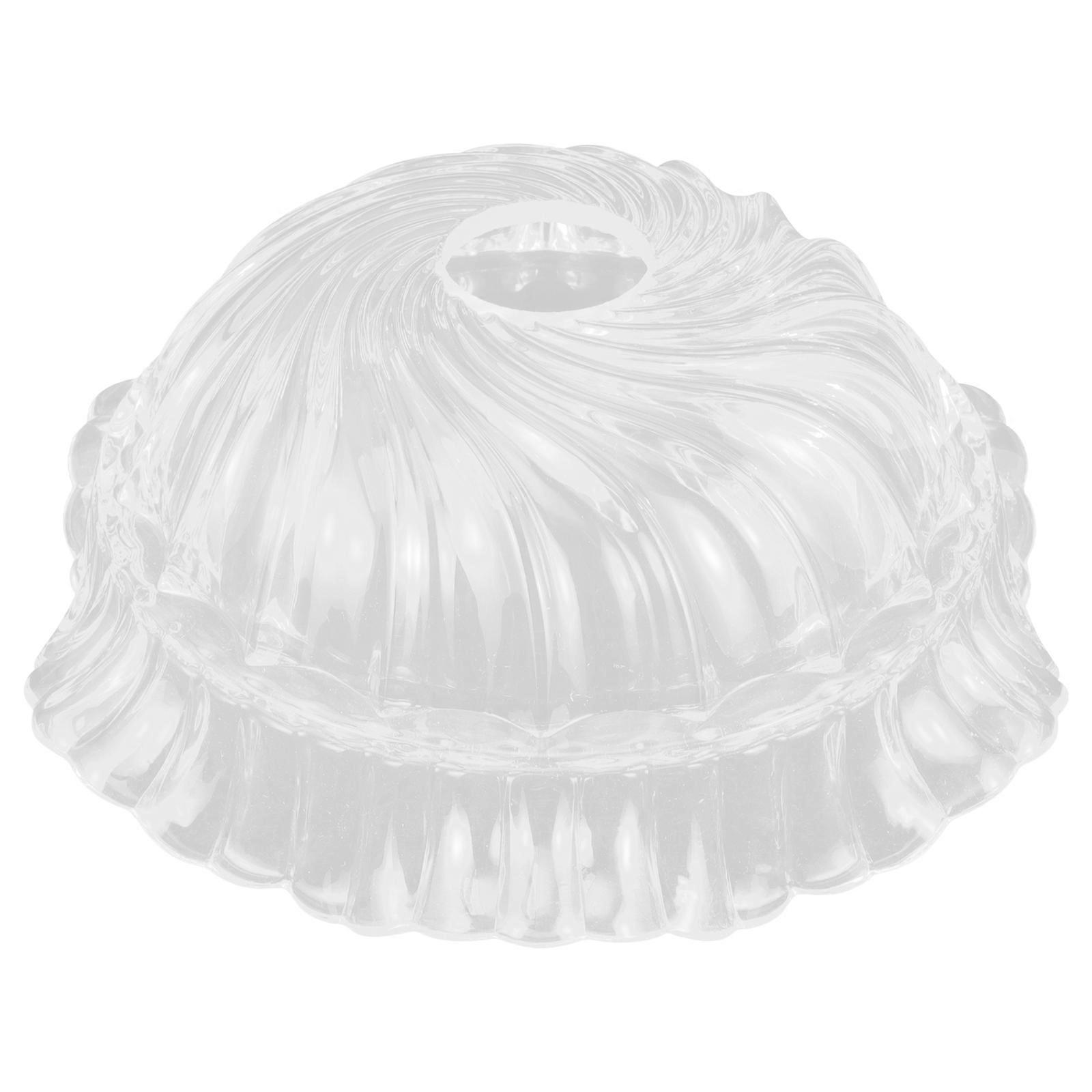 Transparent Glass Lamp Shade for Decorative Light 2Pcs Replacement