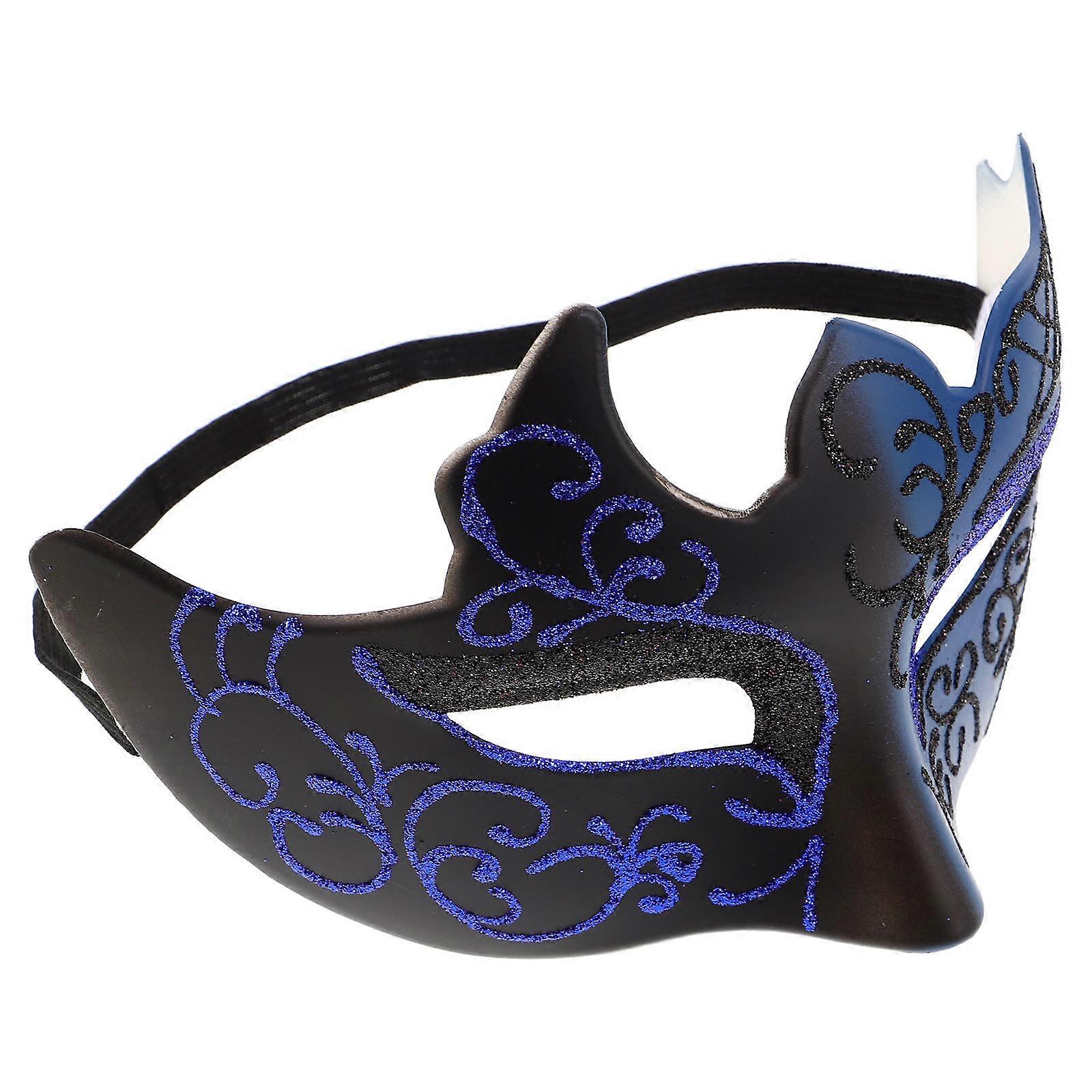 Half Face Masquerade Mask 5Pcs Plastic Masks for Costume Accessory