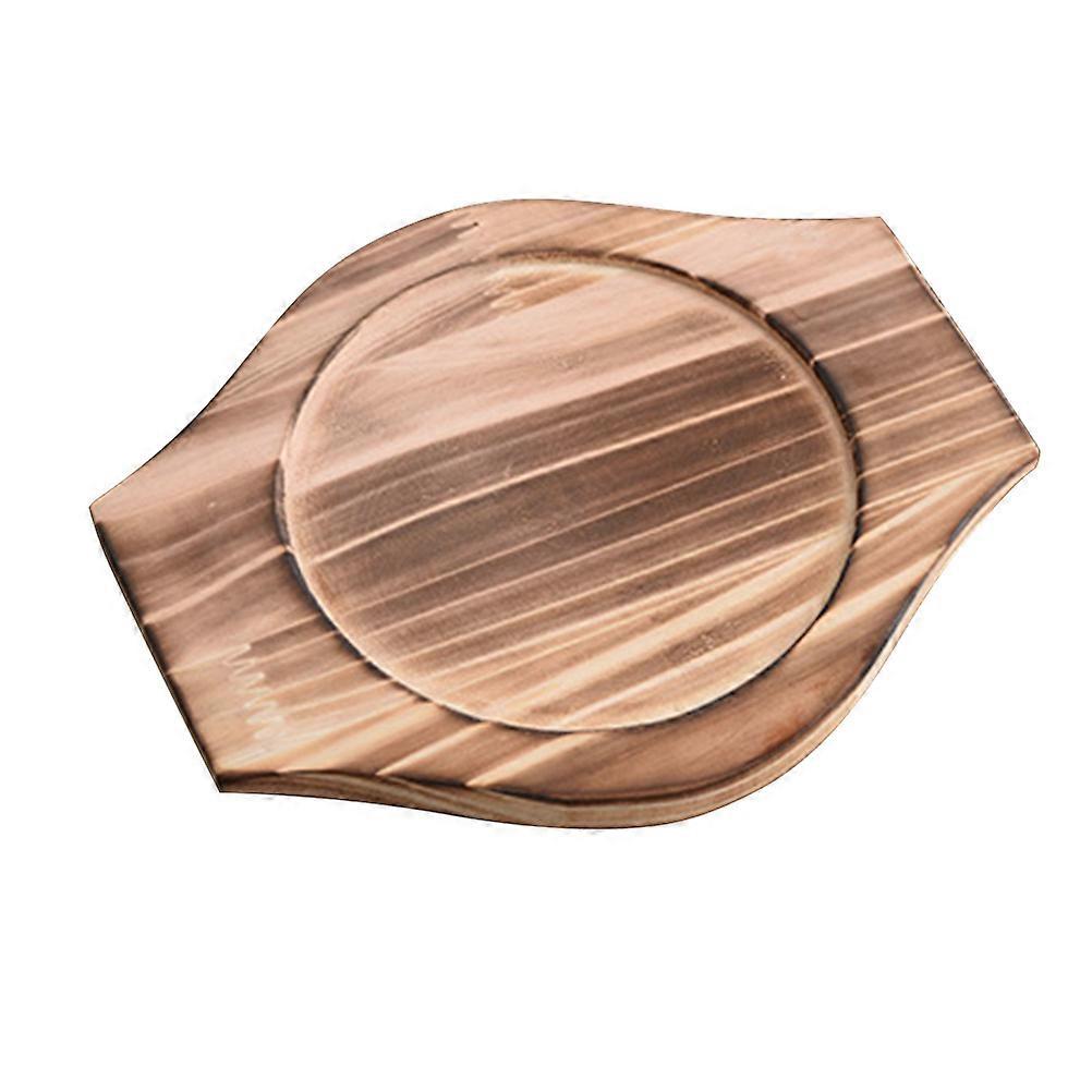 Kitchen Accessory Wooden Pot Mat for Household Use 5Pcs Multi-Function